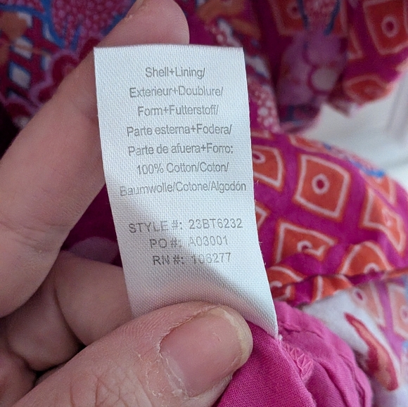 Hale Bob Vibrant Pink Floral Dress - Picture 3 of 4